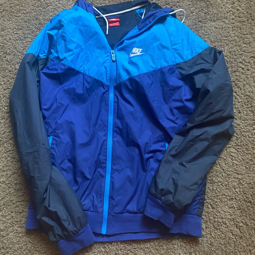 Nike blue windbreaker
